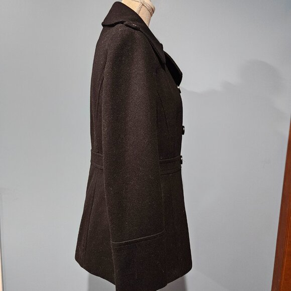 Michael Kors Black Pea Coat - Small - Picture 4 of 7